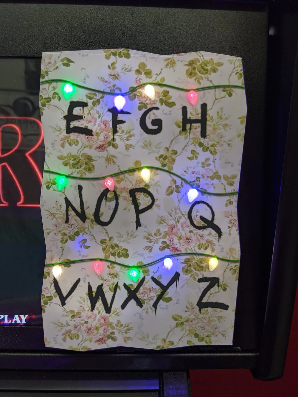 Stranger Things Pinball Alphabet Wall Speaker Panels - Image 3