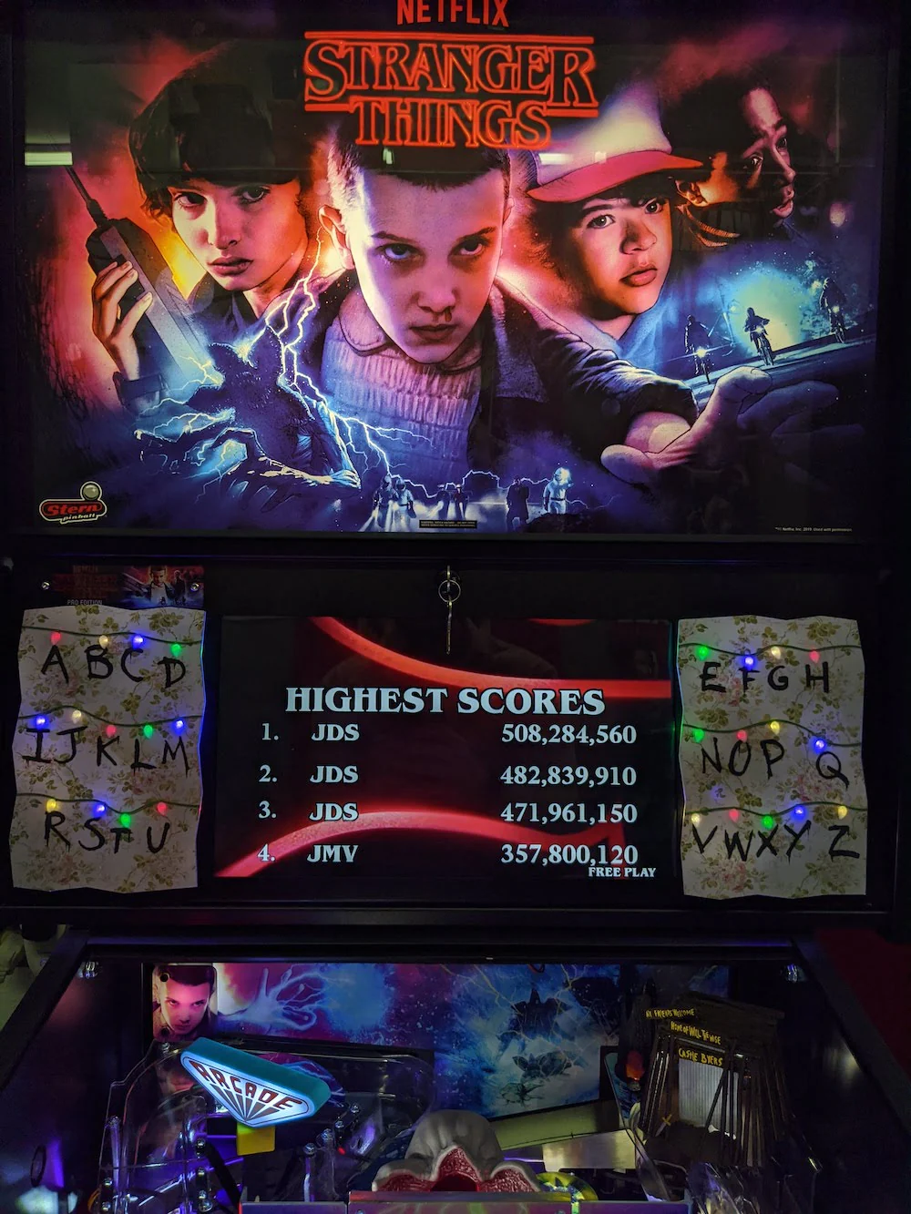 Stranger Things Pinball Alphabet Wall Speaker Panels - Image 4