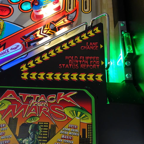Attack from Mars Pinball Remake Trough Light - Image 5