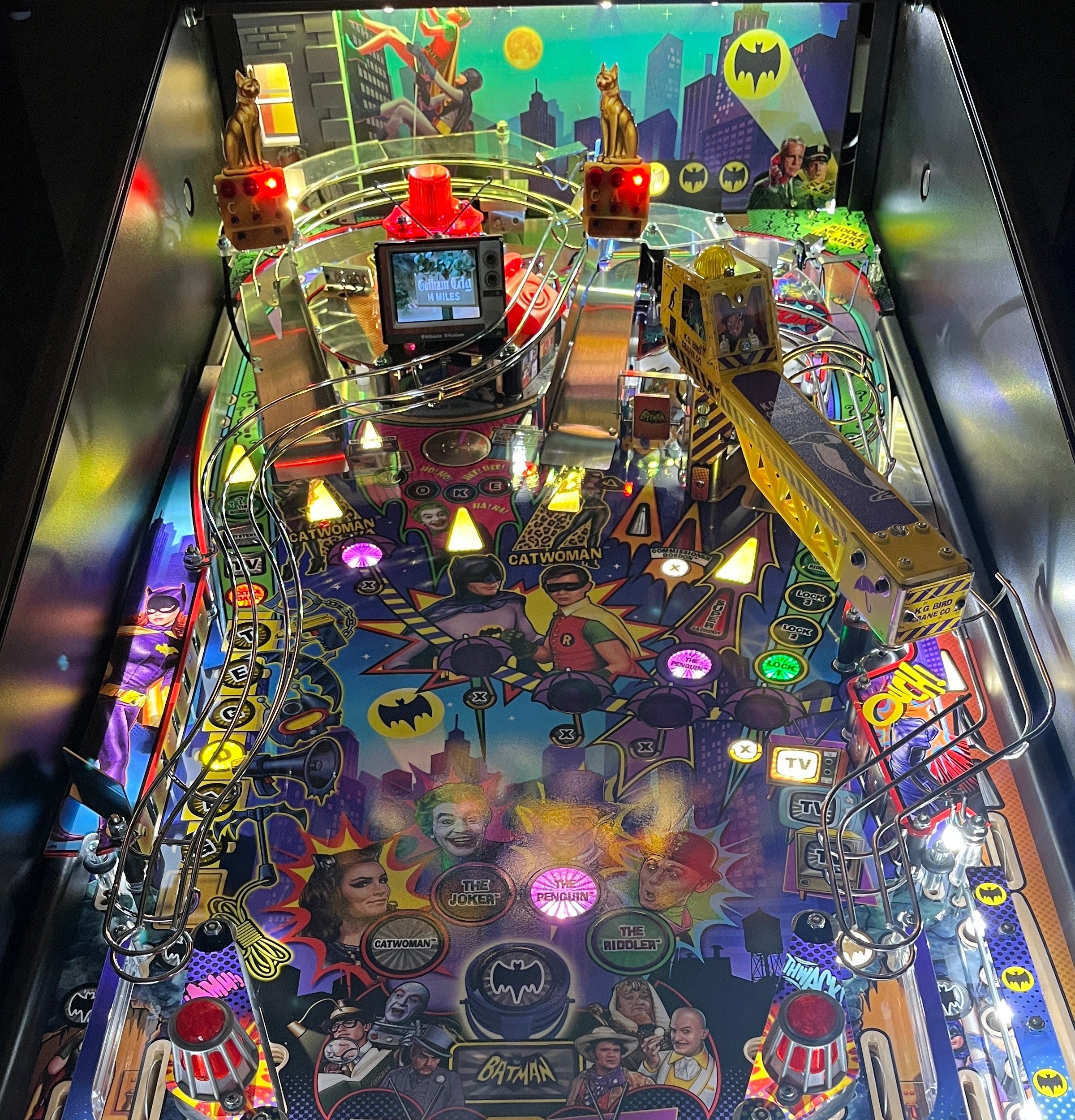 Batman 66 Pinball Backboard Illumination - Image 5