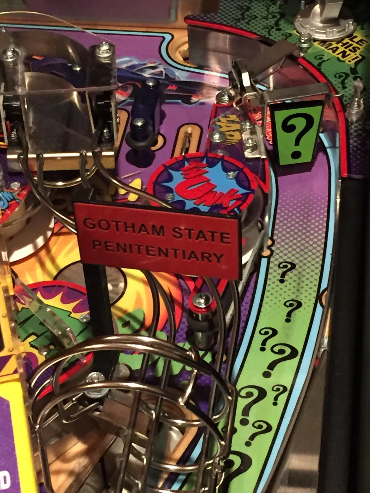 Batman 66 Pinball Riddler Gate Assembly - Image 3