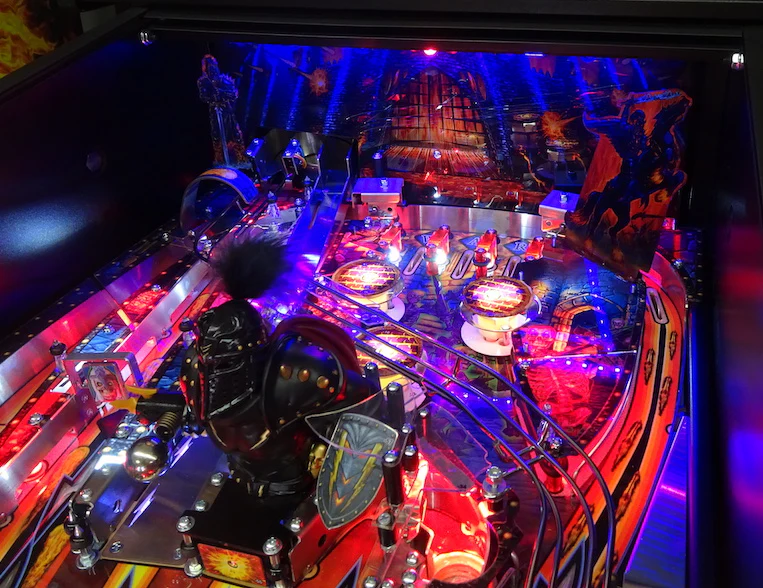 Black Knight Sword of Rage Pinball Backboard Illumination