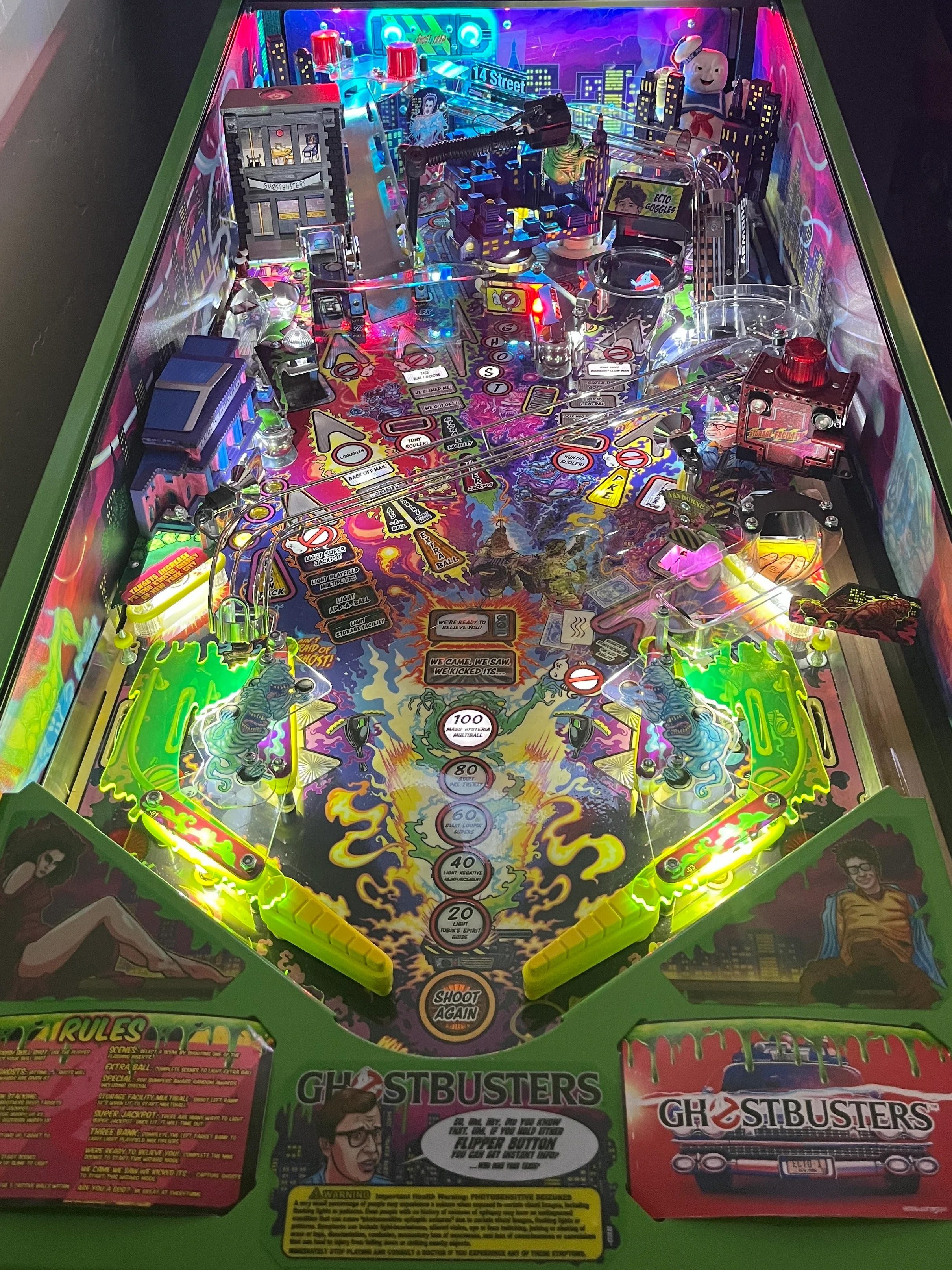 Ghostbusters Pinball Backboard Illumination - Image 3