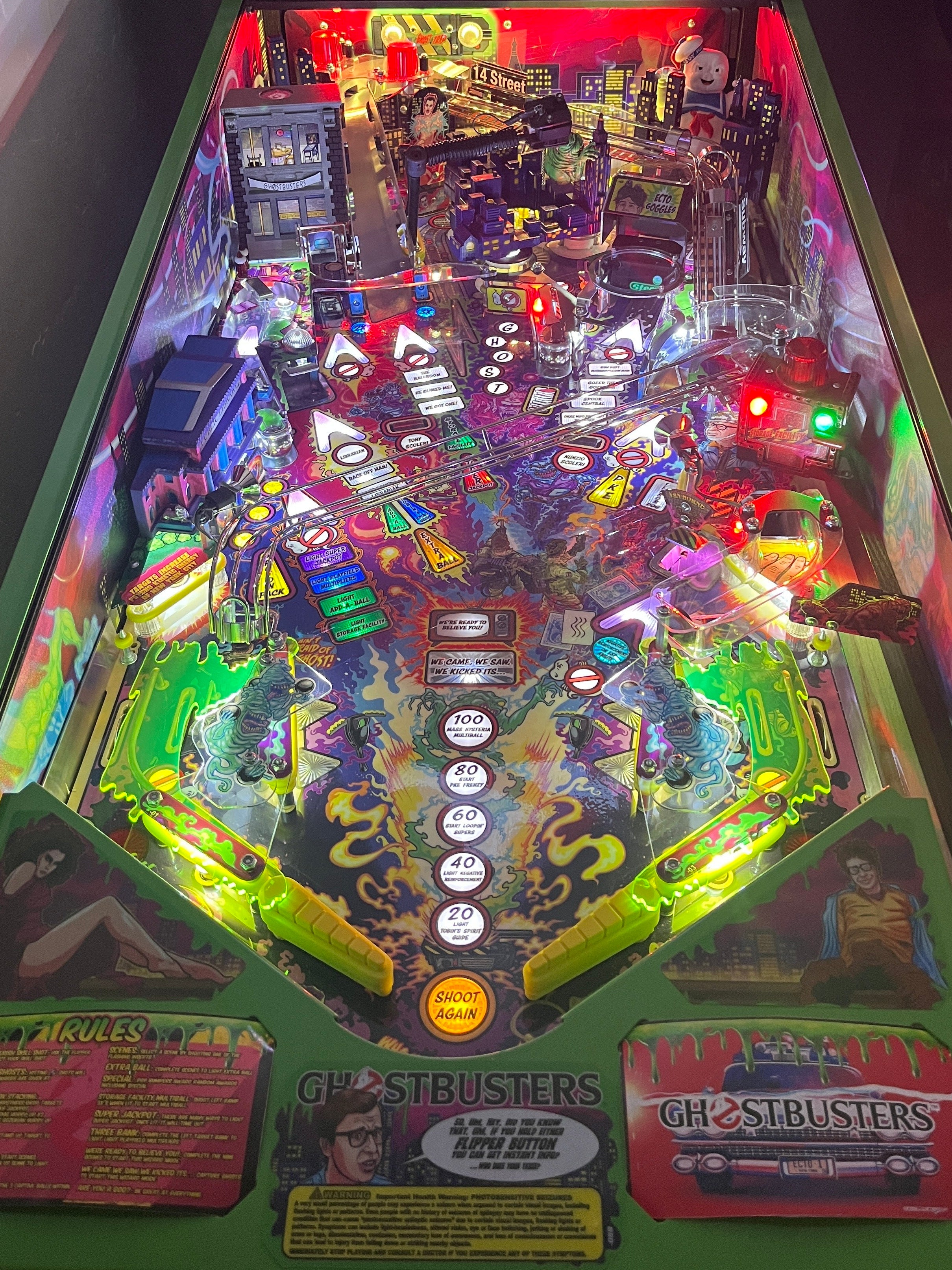 Ghostbusters Pinball Backboard Illumination - Image 5