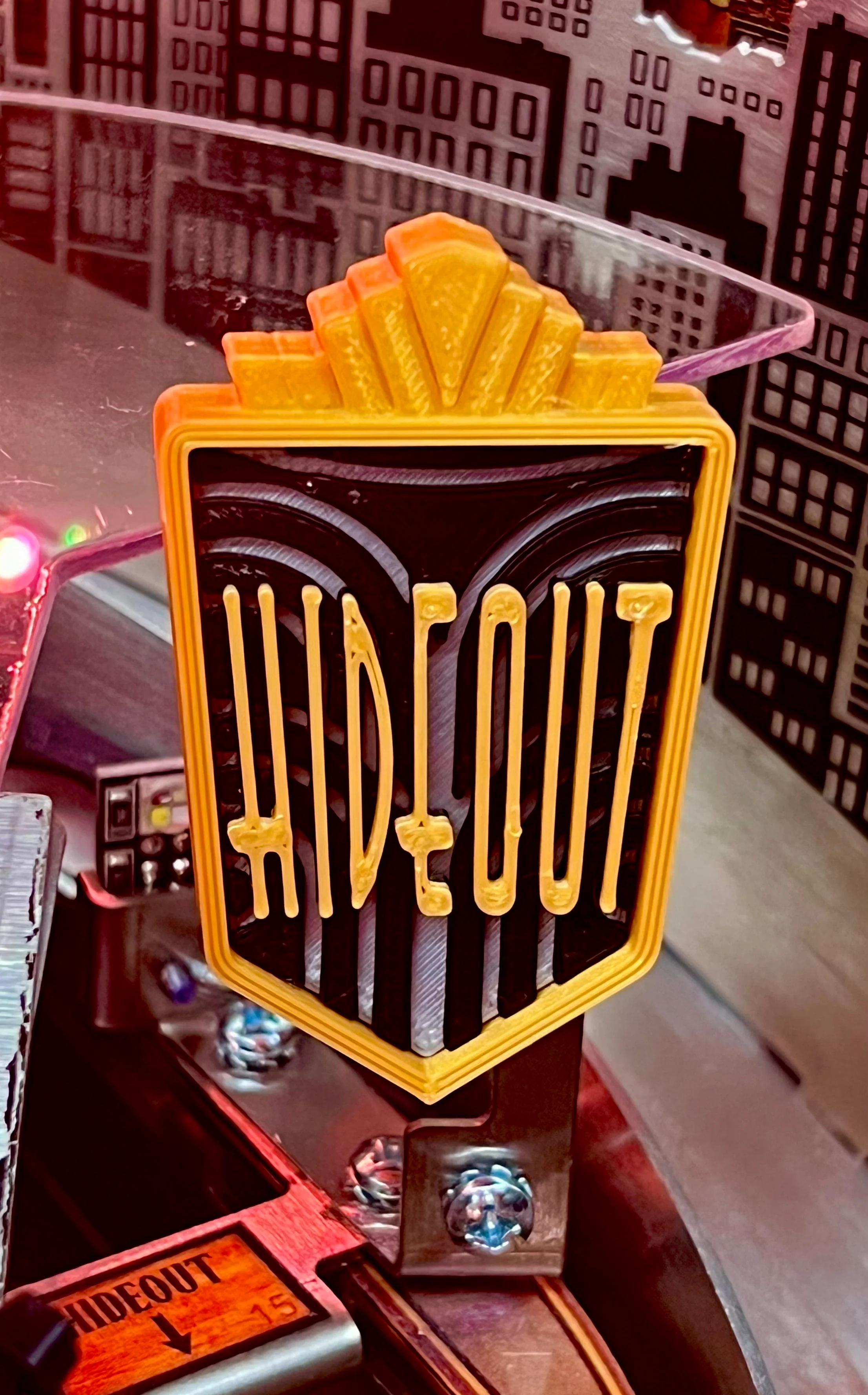 Godfather Pinball Hideout Scoop Sign - Image 4
