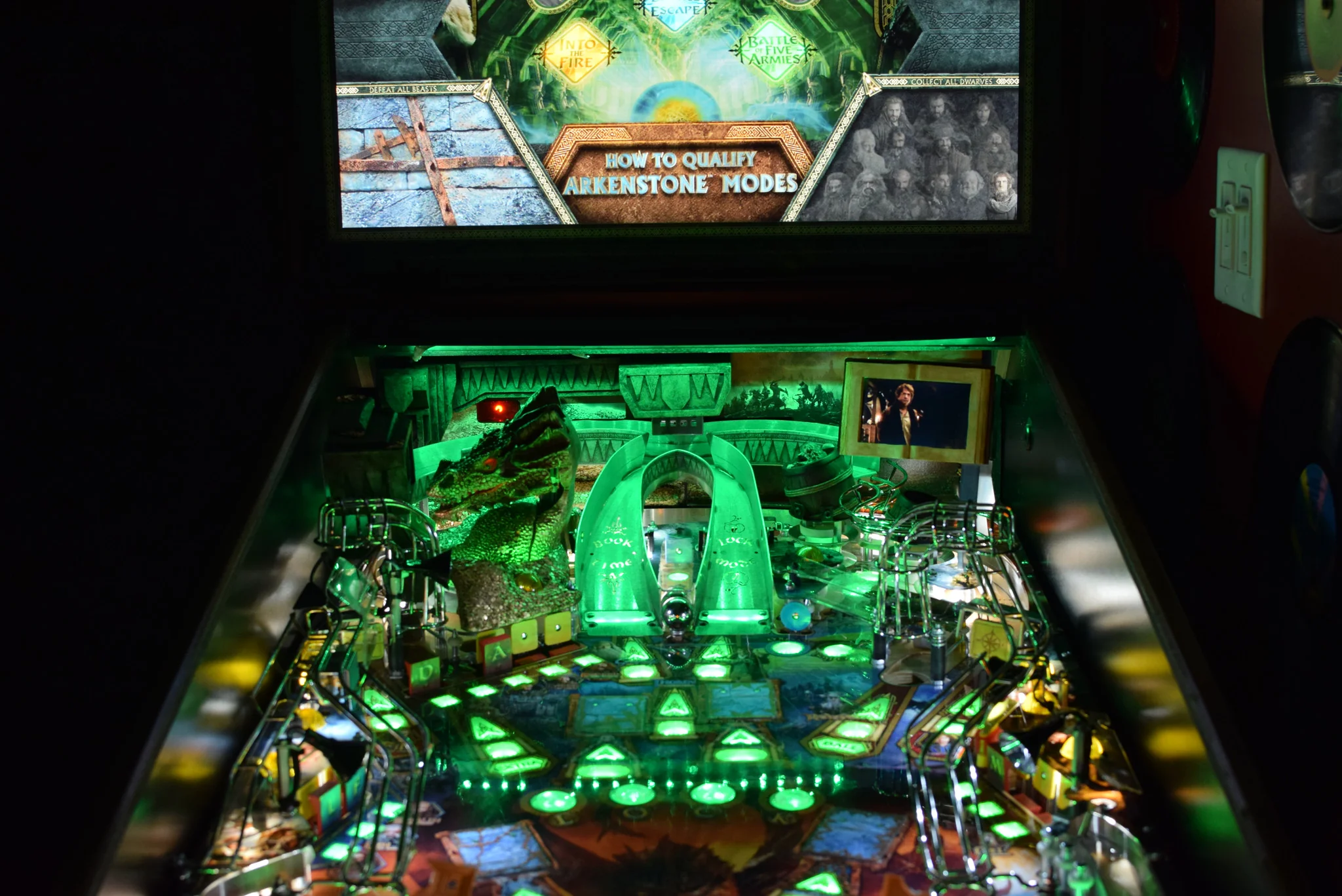 Hobbit Pinball Back Board RGB LED - Image 6