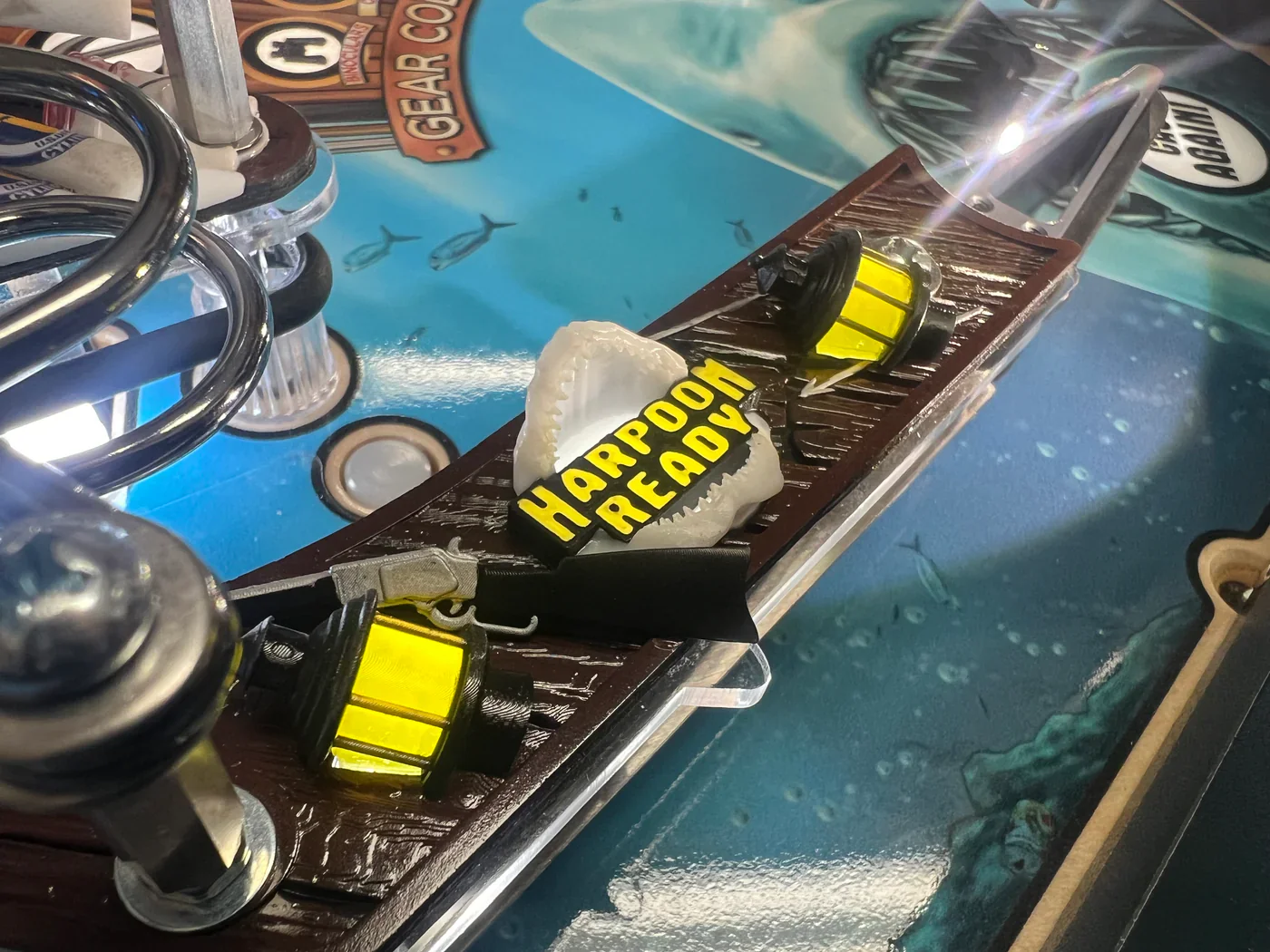 Jaws Pinball Return Lane 3D Set- Left and Right