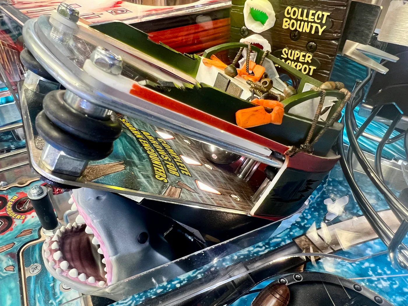 Jaws Pinball ADRIFT - Ben Gardner's Boat MOD - PREM/LE - Image 4