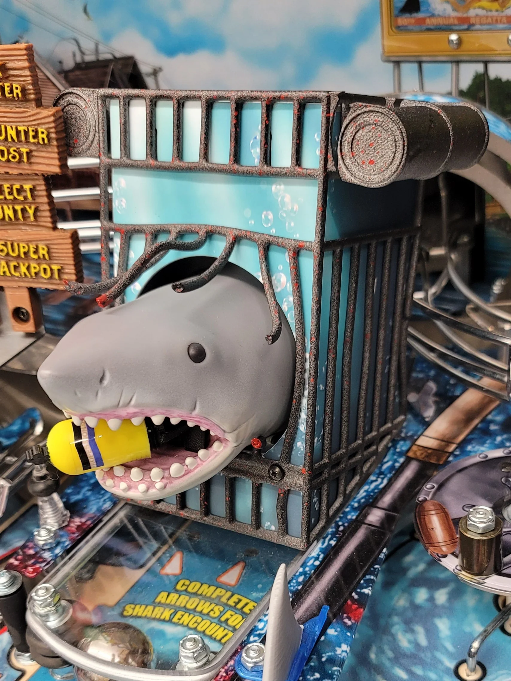 Jaws Pro Pinball Shark Cage