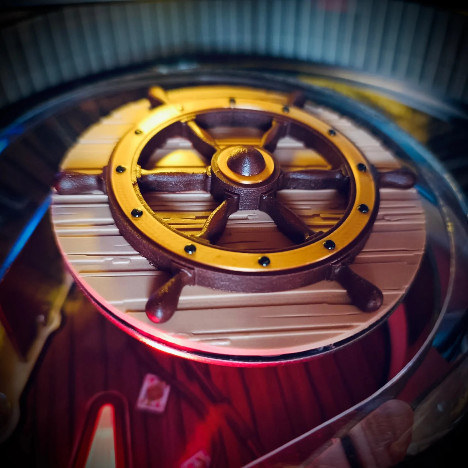 Jaws Pinball Ship's Wheel Mod - Image 3