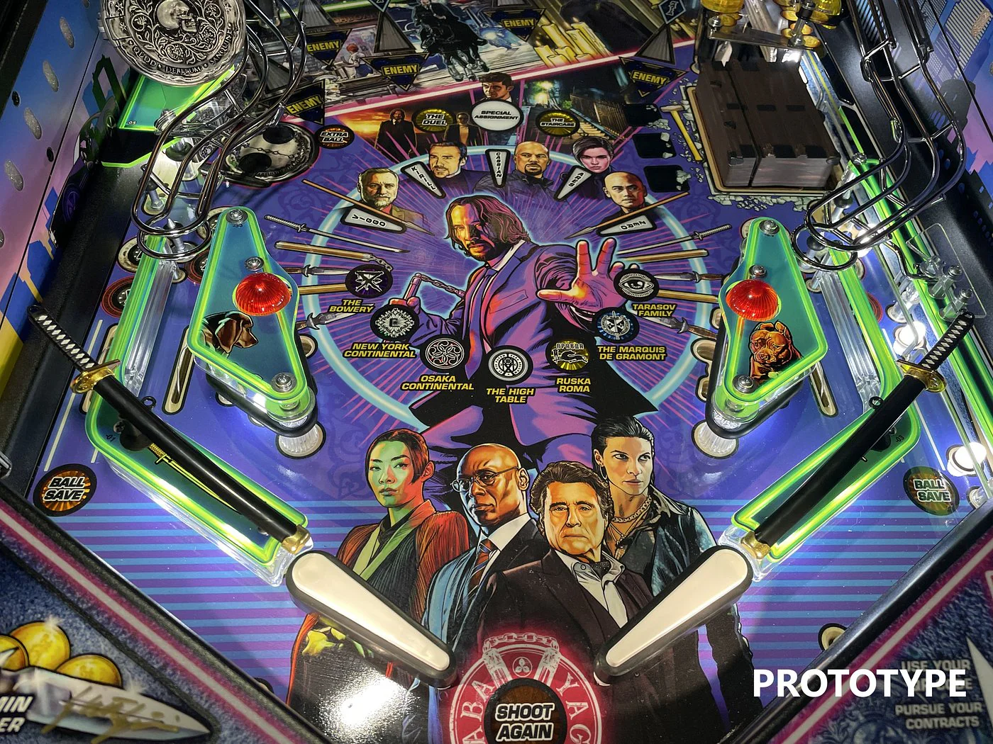 John Wick Pinball Katana Sabers Kit - Image 2