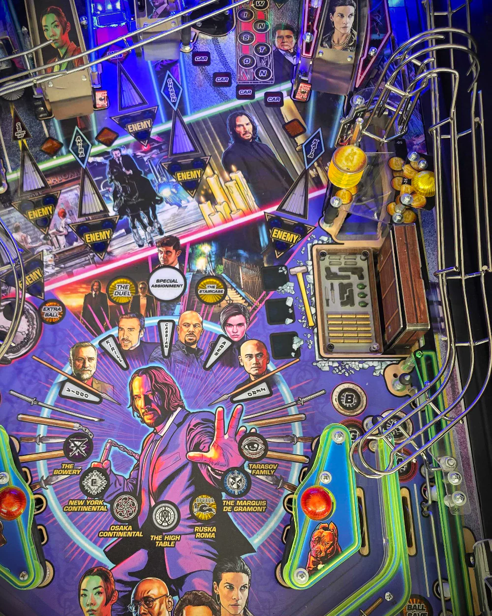 John Wick Pinball Weapons Cache Insert - Image 2