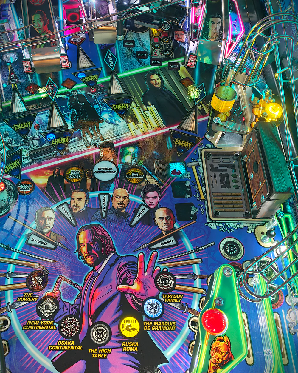John Wick Pinball Weapons Cache Insert - Image 5