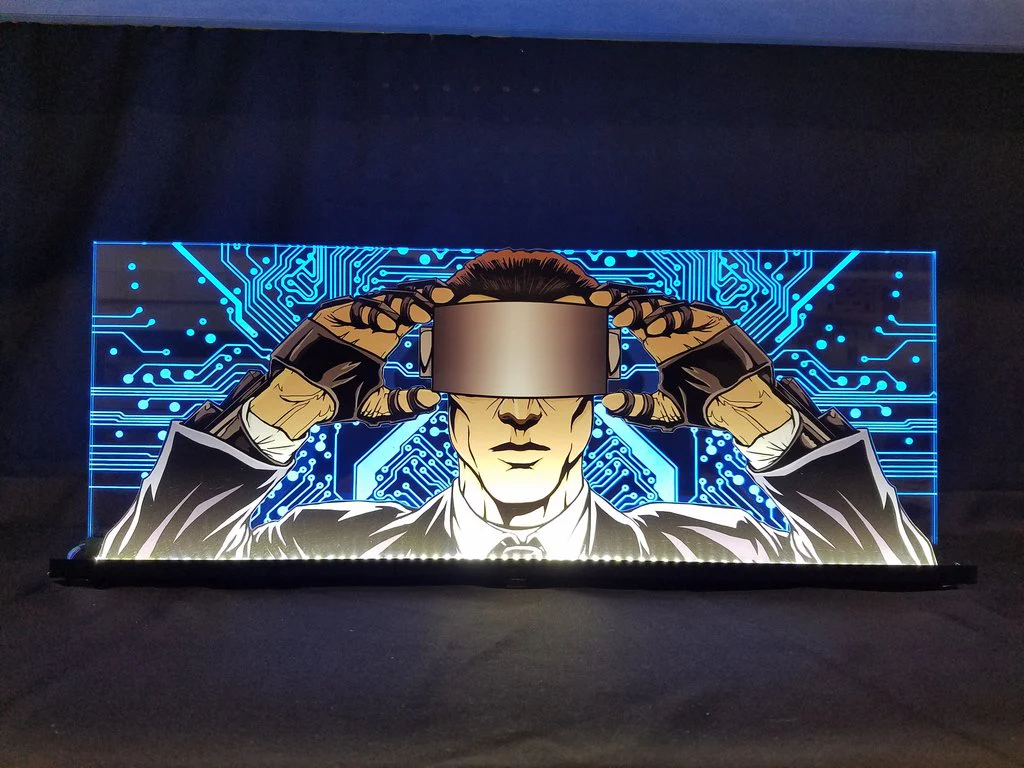 Johnny Mnemonic Pinball Topper - Image 2