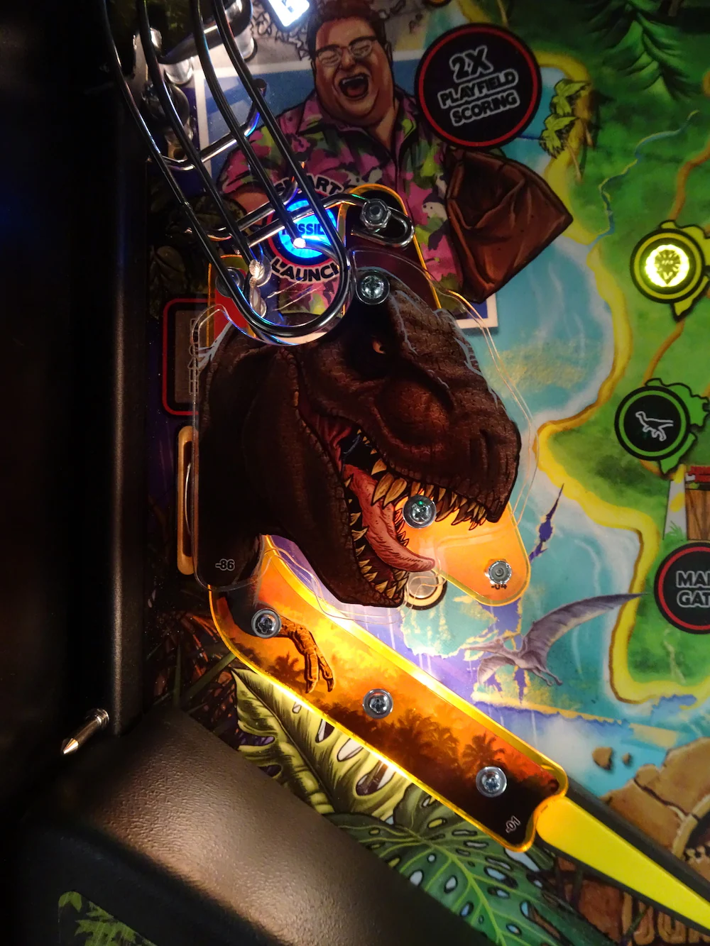 Jurassic Park Pinball Plastic Protector Set - Image 3
