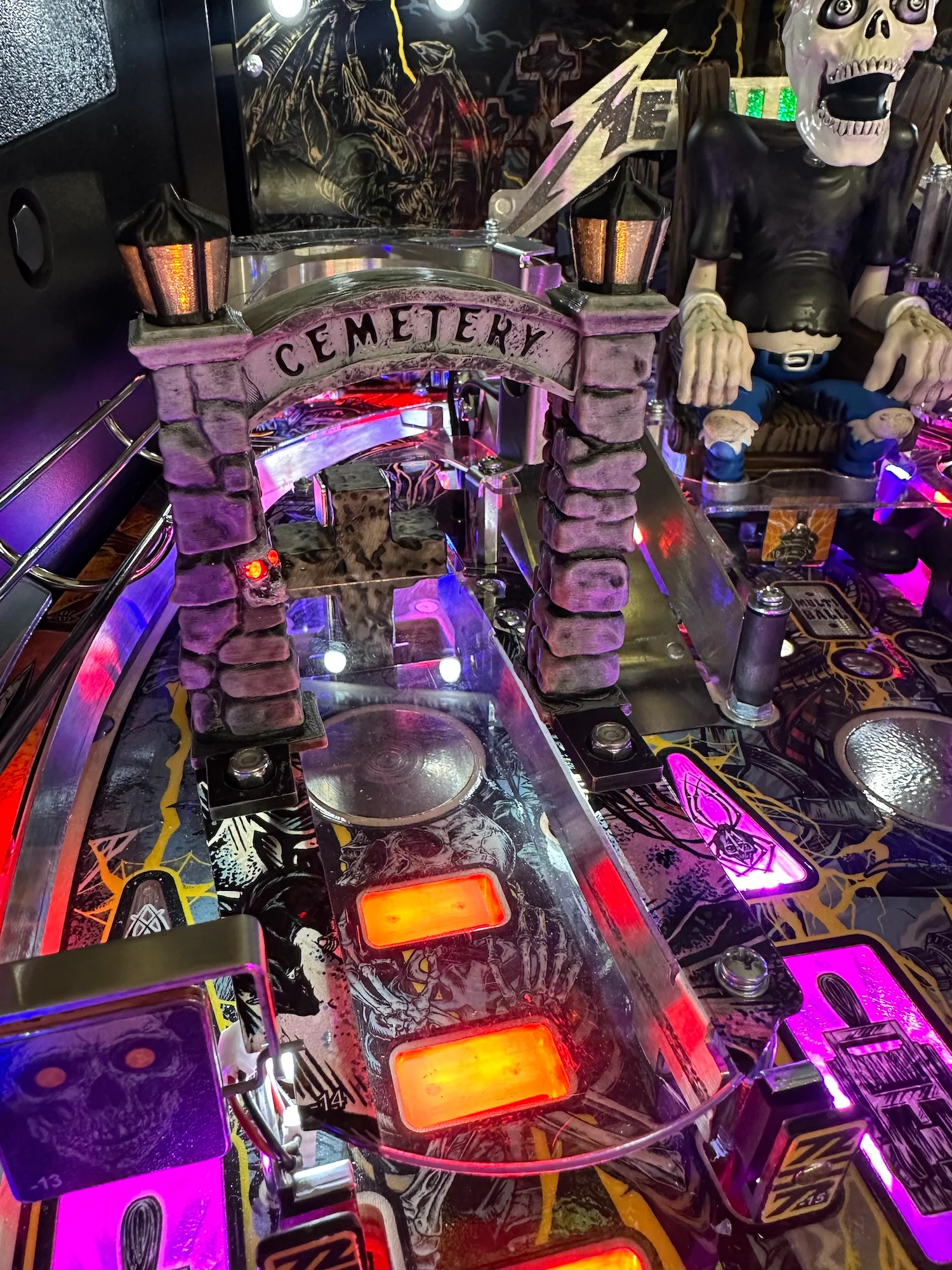 Metallica Remastered Pinball Flashing Cemetery Arch - Image 4