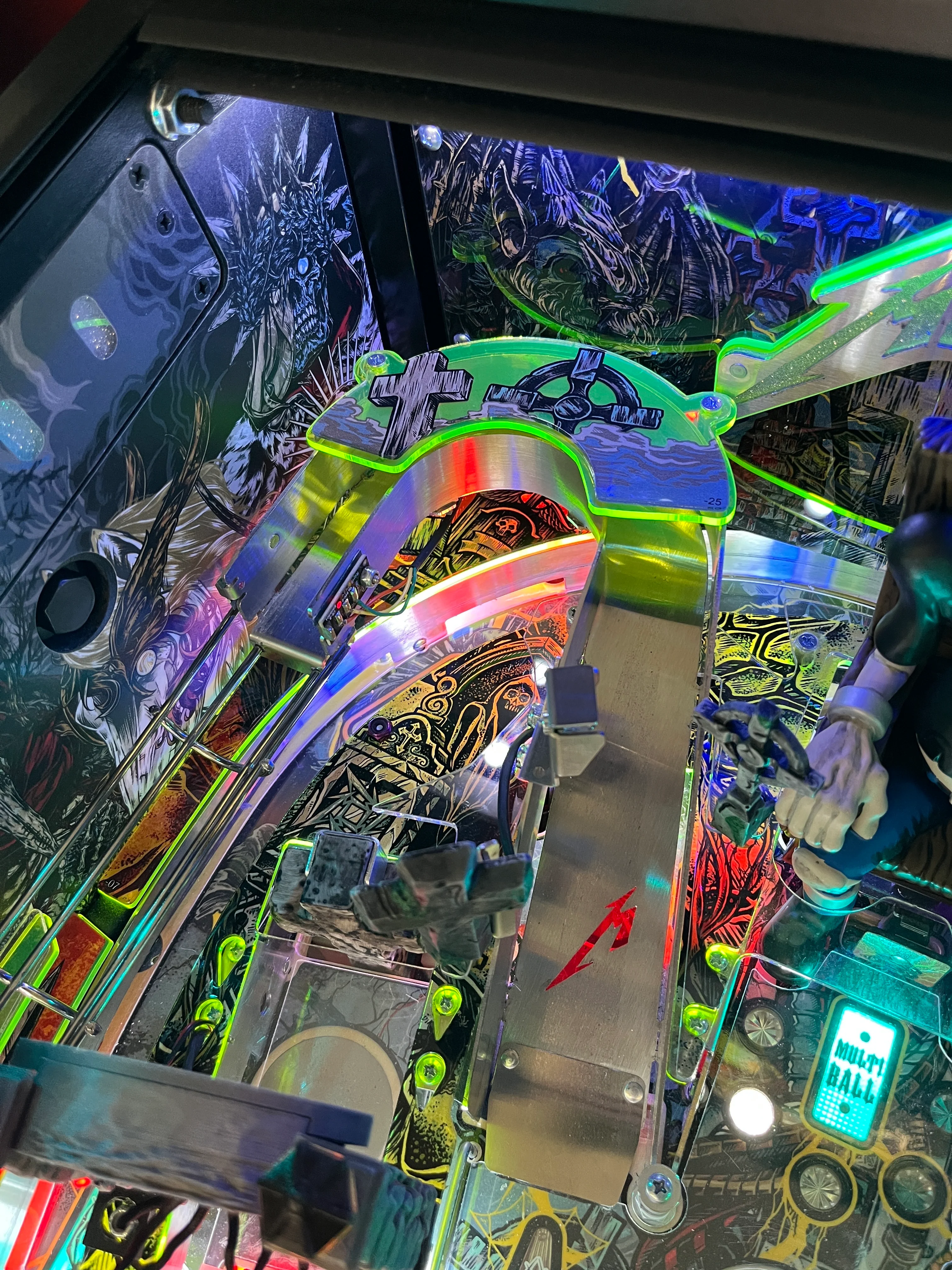 Metallica Remastered Pinball Ramp Plastic Protectors - Image 4