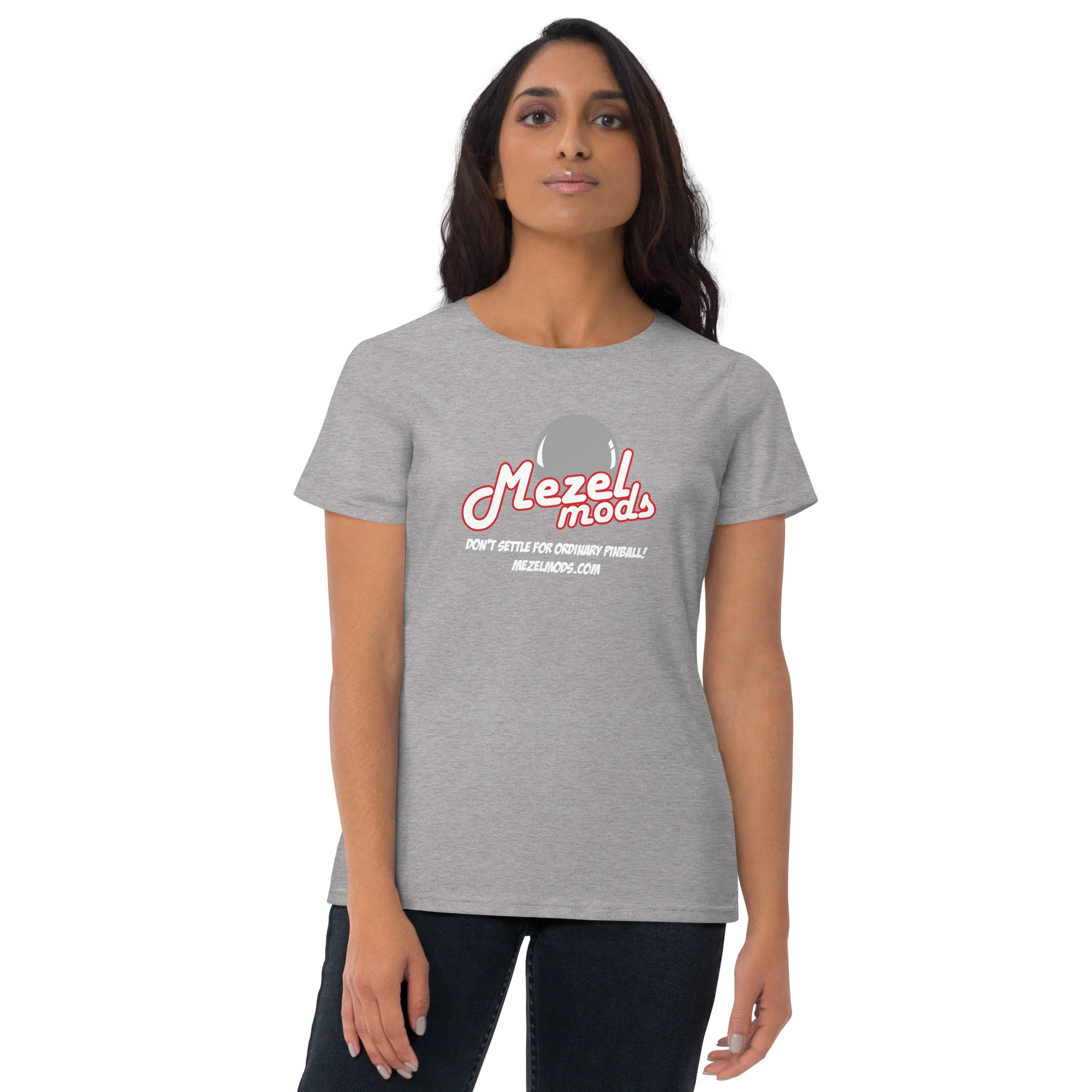 Mezel Mods Logo Pinball Tee Shirts- Women's - Image 3