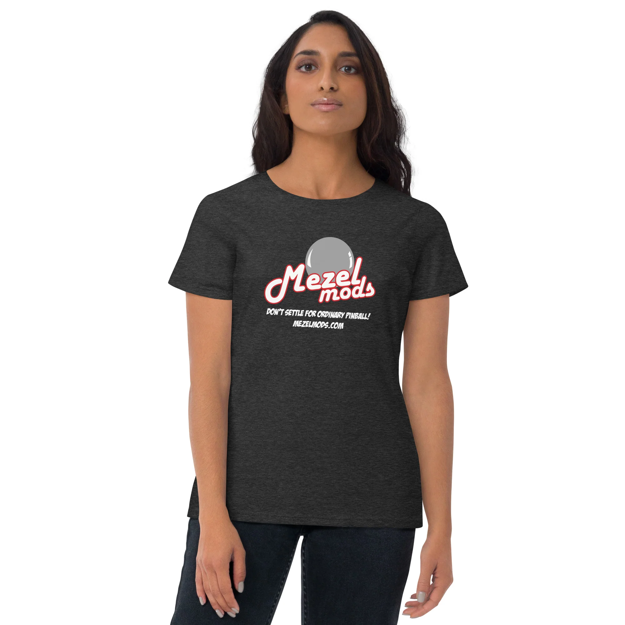 Mezel Mods Logo Pinball Tee Shirts- Women's - Image 4