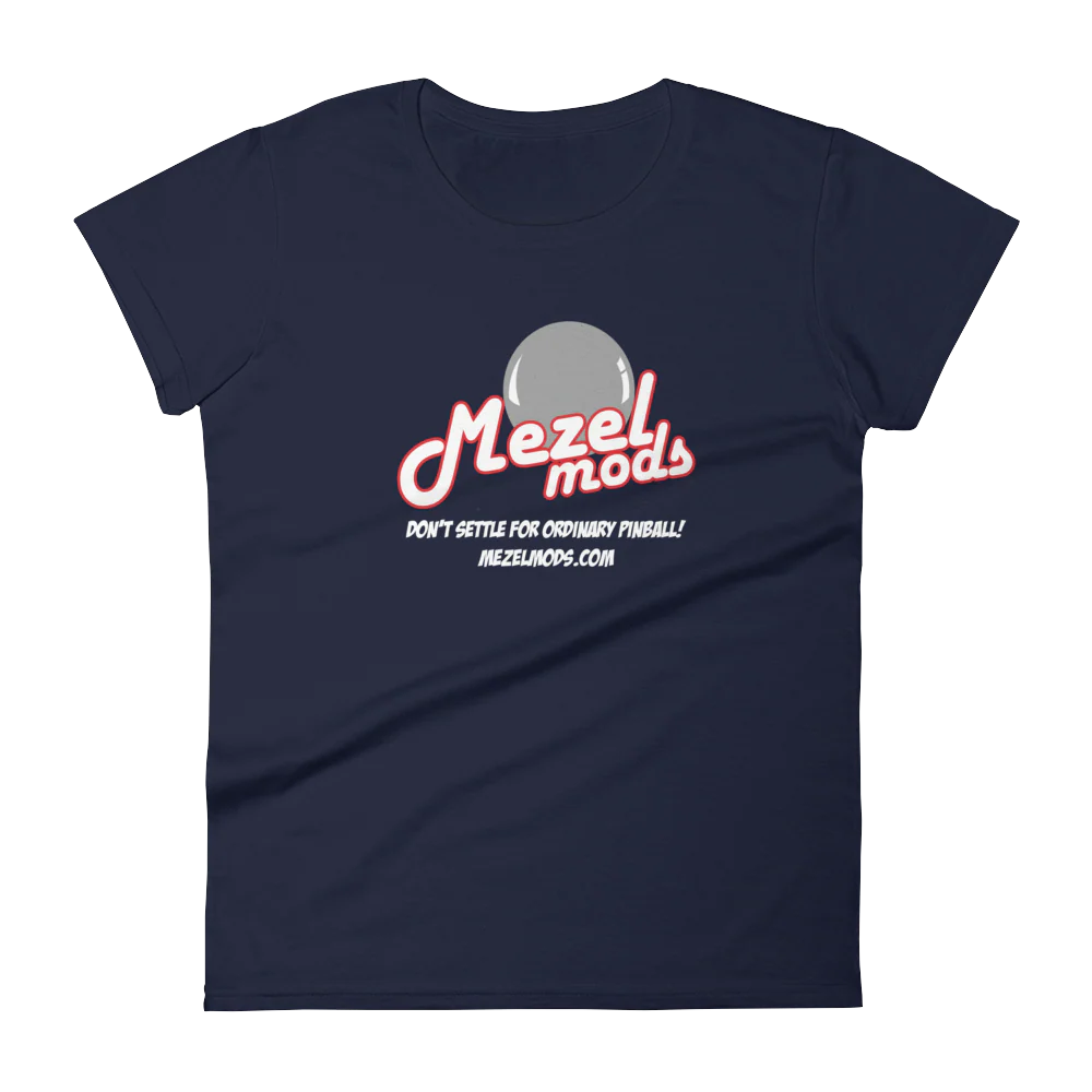 Mezel Mods Logo Pinball Tee Shirts- Women's - Image 5