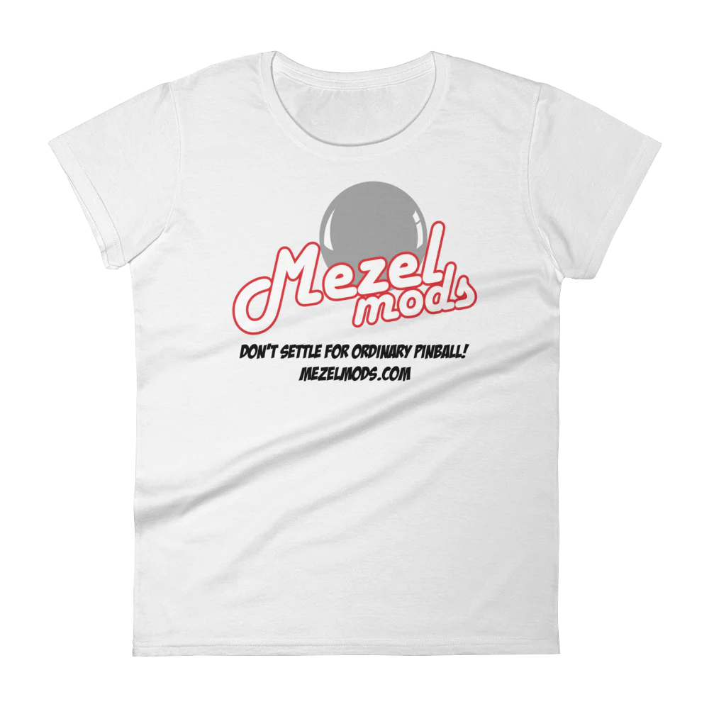 Mezel Mods Logo Pinball Tee Shirts- Women's - Image 6
