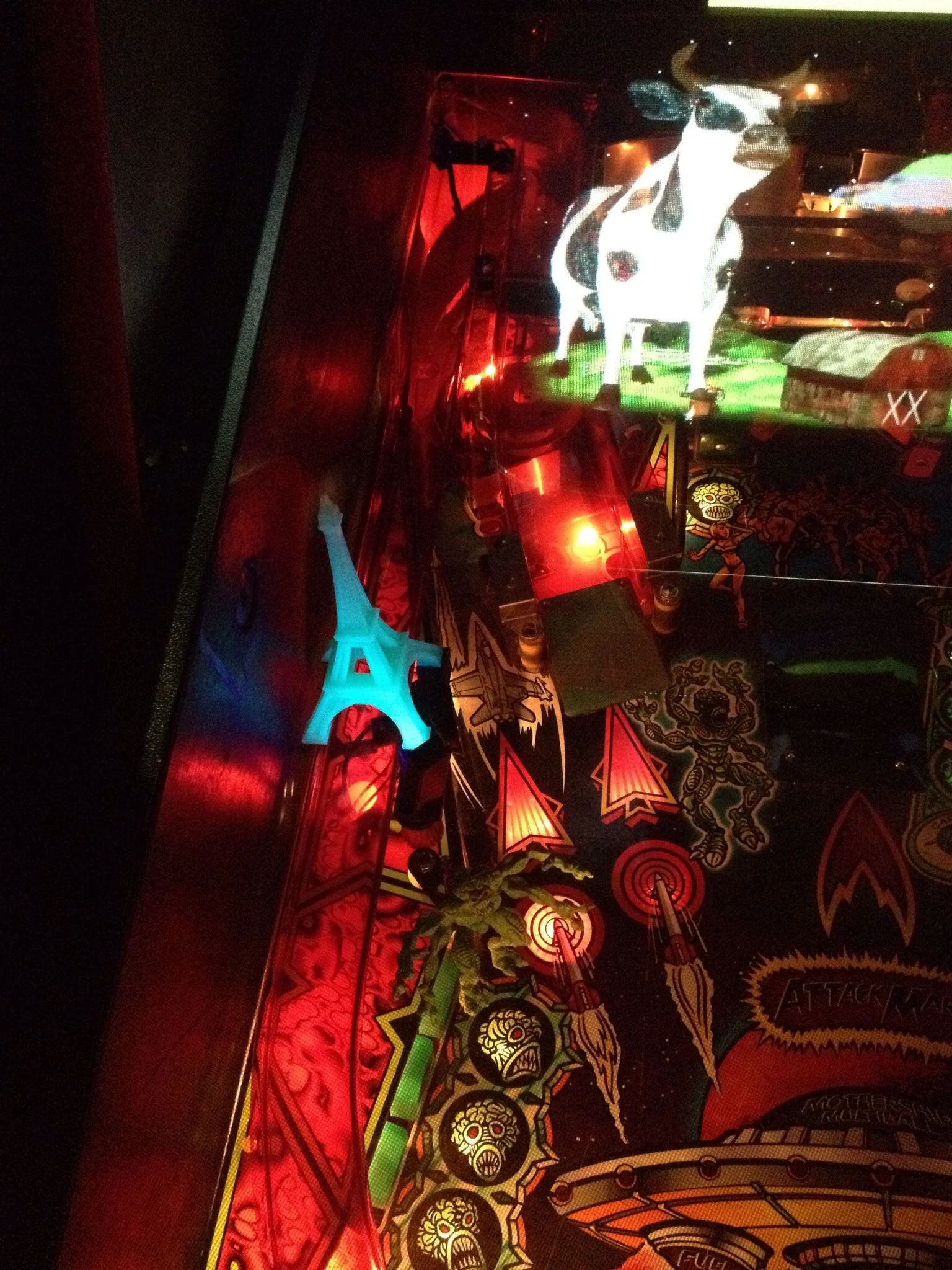 Revenge from Mars Pinball Eiffel Tower - Image 4