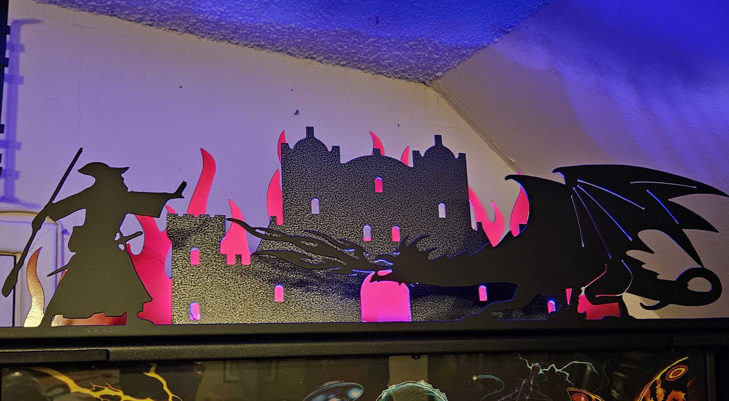 Dungeons & Dragons Pinball Silhouette Topper - Image 2
