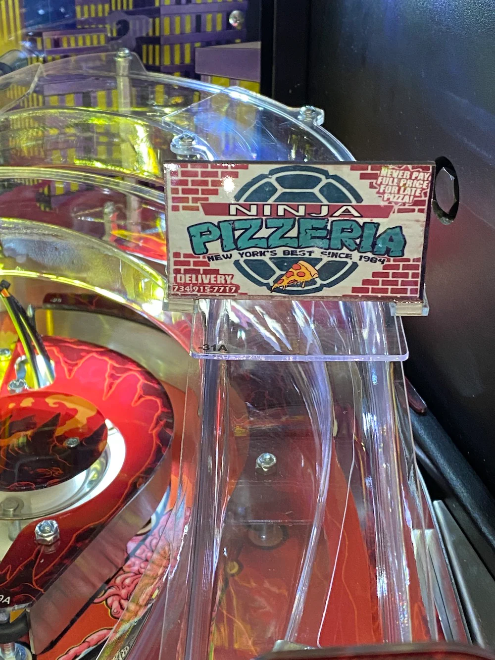 Teenage Mutant Ninja Turtles Ninja Pizzeria Billboard Sign
