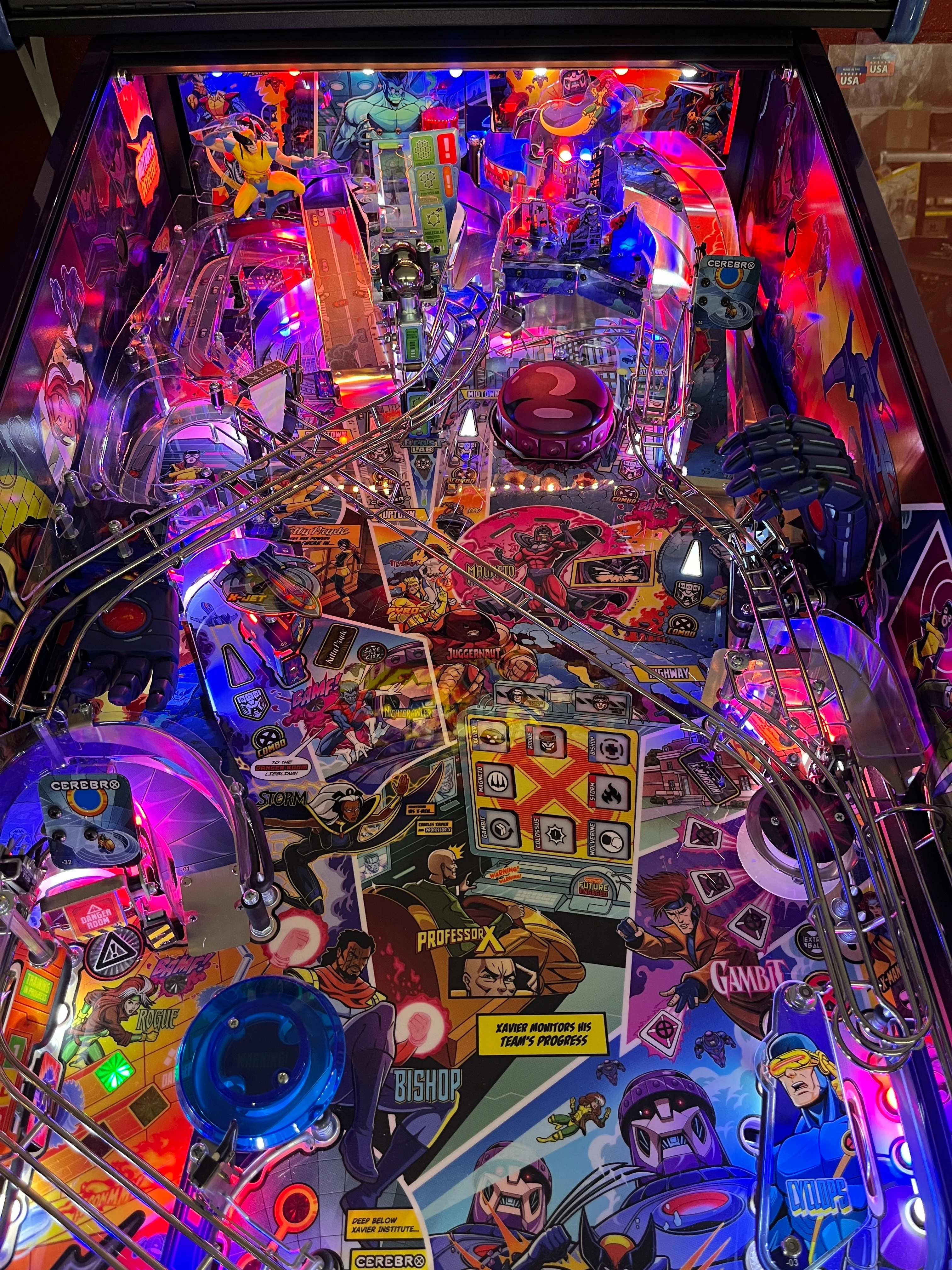 Uncanny X-men Pinball Backboard Illumination - Image 3
